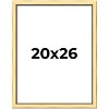 PosterPalooza | Simple Gold Picture Frame - UV Acrylic, Foam Board Backing, Hanging Hardware - 2 of 4