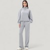 Anna-Kaci Active Women's Wide Leg Lounge Pants with Elastic Drawstring Waist - 3 of 4