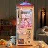 VEVOR Claw Machine, 0-3” Jaw Diameter 0-5” Jaw lifting,Crane Prize Grabber Commercial Arcade Game Toys, Cool Fun Grab-And-Win Machine w/ Light, White - 2 of 4