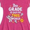 Girls' - Dr. Seuss - Third Grade Out Of This World Fit & Flair Cap Sleeve Dress - 2 of 4