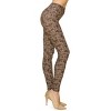 Slickblue Women's One Size Multi-Print Leggings, High Waisted, 4 Color Options, Soft Stretch Fabric, Fitted Style - 3 of 4