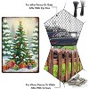Lomsoe Christmas Christmas Tree Metal Tin Sign 8x12in Winter Snow Tin Sign Christmas Ball Gifts Wall Poster Plaque Christmas Gift - 4 of 4