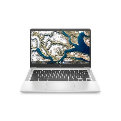 Photo 1 of HP 14" Chromebook Laptop with Chrome OS - Intel Processor - 4GB RAM Memory - 64GB Flash Storage - Silver (14a-na0052tg)

