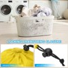 Unique Bargains Tear-Resistant Polyester Traveling Laundry Bag with Drawstring 2 Pcs - 4 of 4