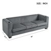 Christopher Knight Home Juvina Modern 80" Upholstered 3 Seater Sofa with USB Ports and Cup Holders - 3 of 4