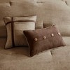 Gracie Mills Maldonado 7-Piece Rustic Faux Suede Comforter Set - 2 of 4