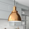 Hudson and Canal 8" Wide Pendant with Metal Shade - 2 of 4