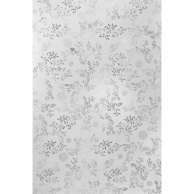 Elderberry Frosted Glass Privacy Window Film, 24 x 36 Inches