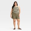 Women's Slim Fit Cropped Ribbed Tank Top - A New Day™ - 3 of 3