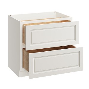 CASAINC 36 in. W x 34.5 in. H x 24 in. D 2-Drawer Base Kitchen Cabinet – Soft-Close, Plywood Frame - Ready to Assemble - 1 of 4