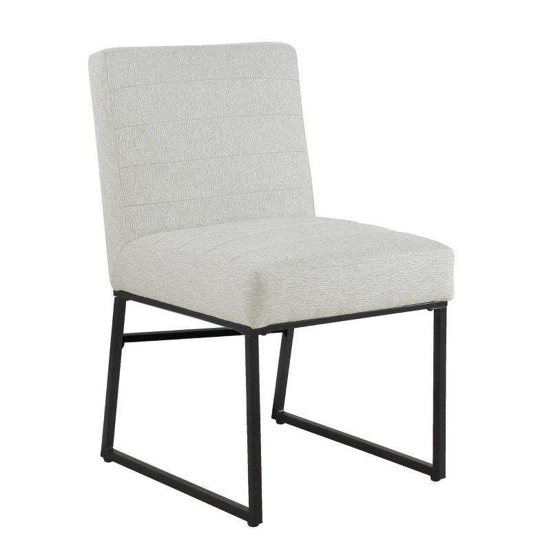 Channeled Metal Dining Chair - HomePop, 2 of 14