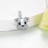 Sterling Silver Animal Charm Set: Highland Cow, Axolotl & Duck Beads for Jewelry Gifts for Women - 3 of 4