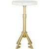 Zuo Maurice Side Table White & Gold - 2 of 4