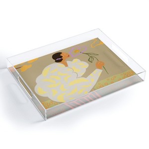 artyguava Flourish 15.5" x 12" Acrylic Tray - Deny Designs - 1 of 4
