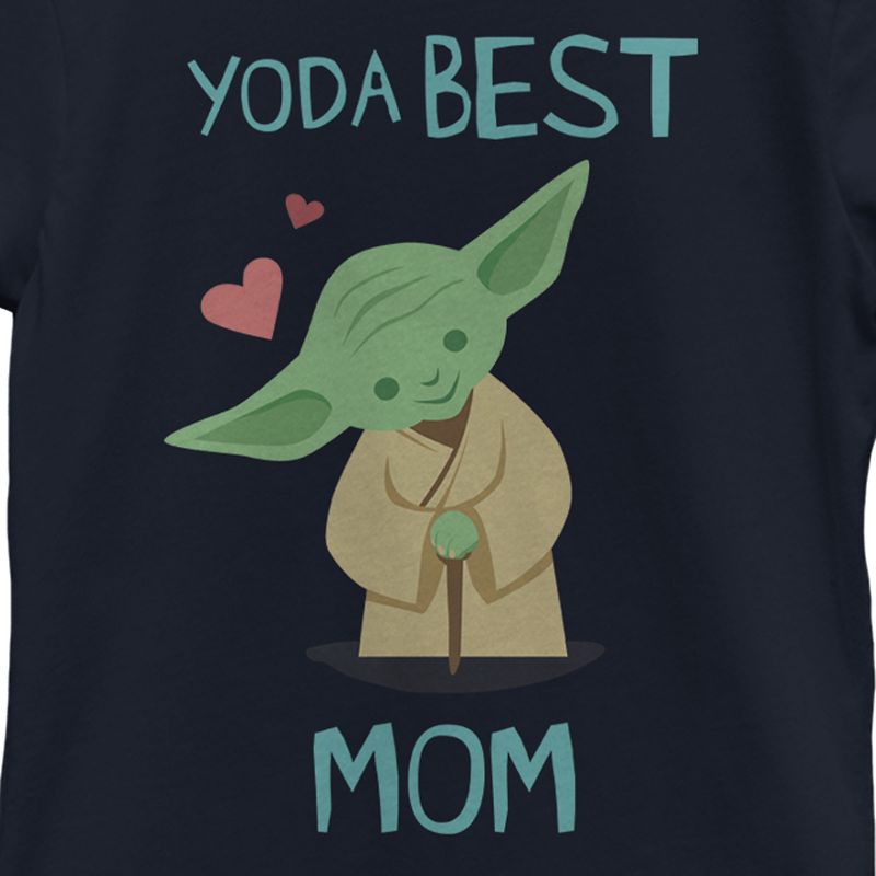 Girl's Star Wars: The Empire Strikes Back Mother's Day Best Mom Yoda  T-Shirt -  -, 2 of 5