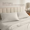 260 Thread Count Organic Cotton Percale Pillowcase Set by Bare Home - 3 of 4