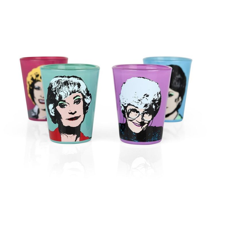 Just Funky The Golden Girls 2-Ounce Character Mini Glasses | Set of 4, 3 of 7