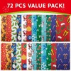 Joyfy 72 Pcs Christmas Goody Kraft Bags, 12 Festive Designs Treat Gift Bags for Christmas Party Supply Party Favors Classrooms & Crafts (9.75"x5") - 3 of 4