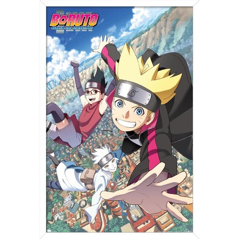 Naruto Shippuden - Group Wall Poster, 14.725 x 22.375, Framed