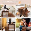 Gulches Pet Bunk Bed with Removable Step for Dogs and Cats, Multi-Level Bed Window Perch Seat Platform with Cushion and Cat Scratch Pad - 2 of 4