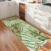 Area Rug Washable Low Pile Non Slip Rugs Palm Tree Leaf Area Rug Foldable Stain Resistant Indoor Carpet for Living Room Bedroom - 3 of 4