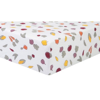 Trend Lab Farmers Market Flannel Fitted Crib Sheet