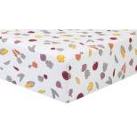 Trend Lab Farmers Market Flannel Fitted Crib Sheet