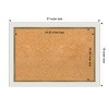 Amanti Art Eva Narrow Framed Corkboard, Natural Cork - 4 of 4