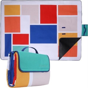 SCUDDLES Picnic Blanket Extra Large, 3-Layer Waterproof, Carry Strap - SCPRGM - 1 of 4