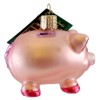 Old World Christmas 2.0 Inch Piggy Bank Ornament Money Save Coins Tree Ornaments - 2 of 3