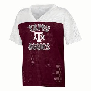 NCAA Texas A&M Aggies Girls' White Jersey - 1 of 3