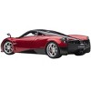 Pagani Huayra Metallic Red with Carbon Top and Silver Wheels 1/12 Model Car by Autoart - 4 of 4