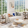 3 Tier End Table, Side Table Sofa Couch Table for Living Room, Night Stand Storage Shelf - 2 of 4