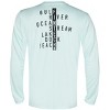 Fintech Fish Anywhere Sun Defender UV Long Sleeve T-Shirt - Soothing Sea - image 2 of 2