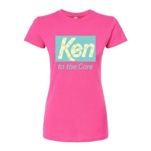 Women's - Barbie - Ken to the Core Fitted Graphic T-Shirt - 1 of 2