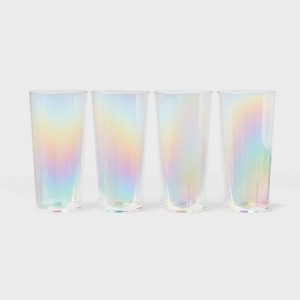 4pk 22 fl oz Tall Tumbler Iridescent - Sun Squad™ - 1 of 3