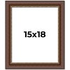 PosterPalooza | Traditional Brown Picture Frame - UV Acrylic, Foam Board Backing, Hanging Hardware - 2 of 4