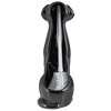 Allure Home Creations 2pc Black Labrador Ceramic Toilet Brush Holder with Plastic Brush Cleaning Accessories Set - 4 of 4