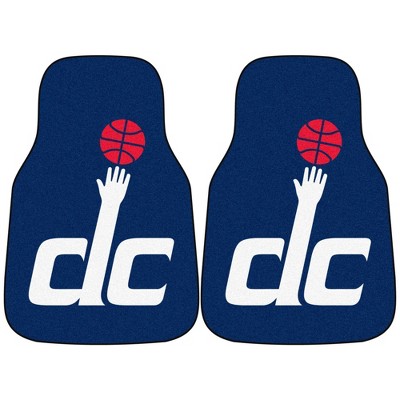 NBA Washington Wizards Carpet Car Mat Set - 2pc