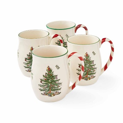 Spode Christmas Tree Espresso Cups & Saucers, Set Of 4 : Target