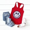 Simply Sage Market S.W.Smiley Patriotic Stars Racerback Tank - 3 of 3