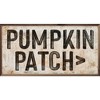 Kendrick Home Pumpkin Patch Arrow Wall Art White - 2 of 4