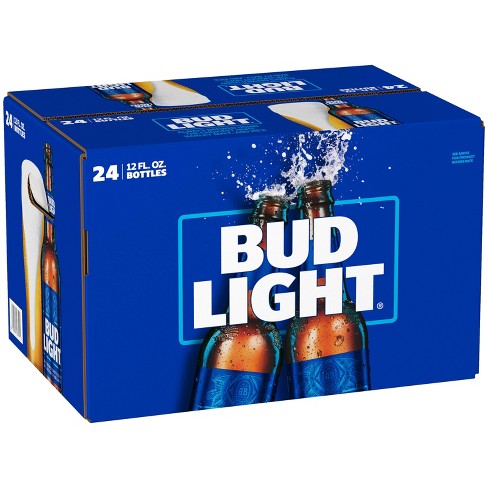 Bud Light Beer - 24pk/12 Fl Oz Bottles : Target