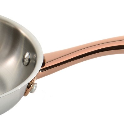 Ouro Gold 11-Piece Stainless Steel Cookware Set with Copper Handles