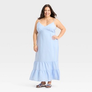 Women's Open Back Maxi Dress - A New Day™ - 1 of 3