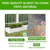 Lirago 51" x 28" x 13" White PVC Modular Garden Fence Panel Durable Easy to Install Soil Improvement Solution - 4 of 4