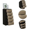 Okak Modern 5-Drawer Vertical Bedroom Dressers,Storage Chest of Drawers Wooden Tall Dresser Chest for Living Room,Entryway - 4 of 4