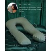 PharMeDoc Pregnancy Pillow, U-Shape Full Body Maternity Pillow, Jersey Cotton Cover - 2 of 4