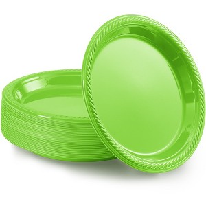 SparkSettings Disposable Plastic Dessert Plates 7 Inches, Pack of 50 - 1 of 4