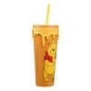 Winnie The Pooh You Had Me At Honey 24 Oz Golden Yellow Honey Drip Tumbler Plastic Cup - 3 of 4